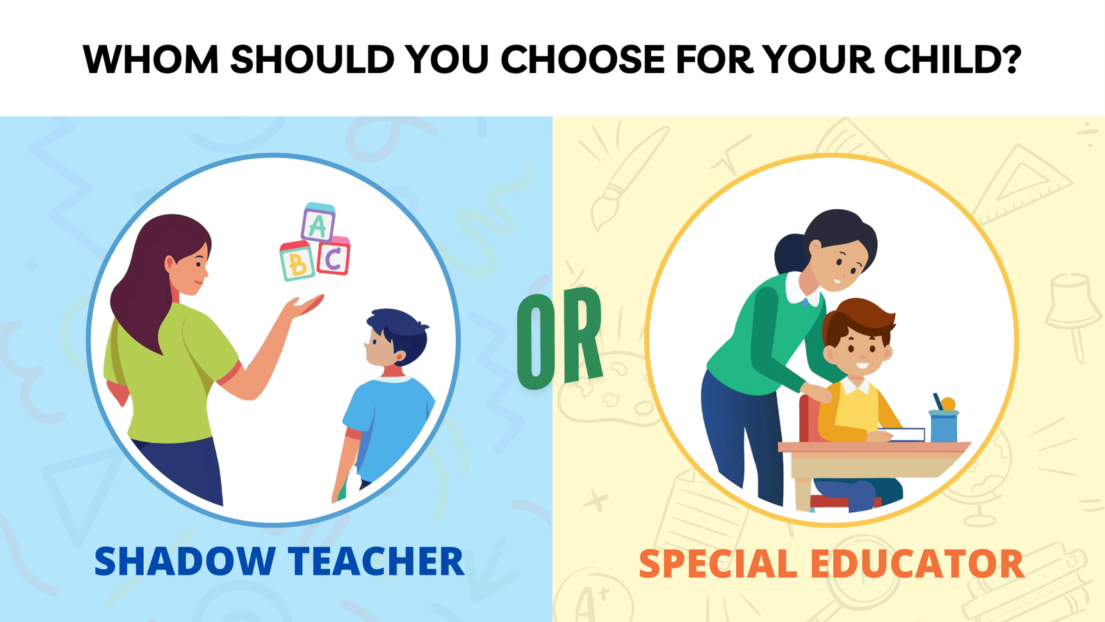 Shadow Teacher and Special Educator - Key Differences