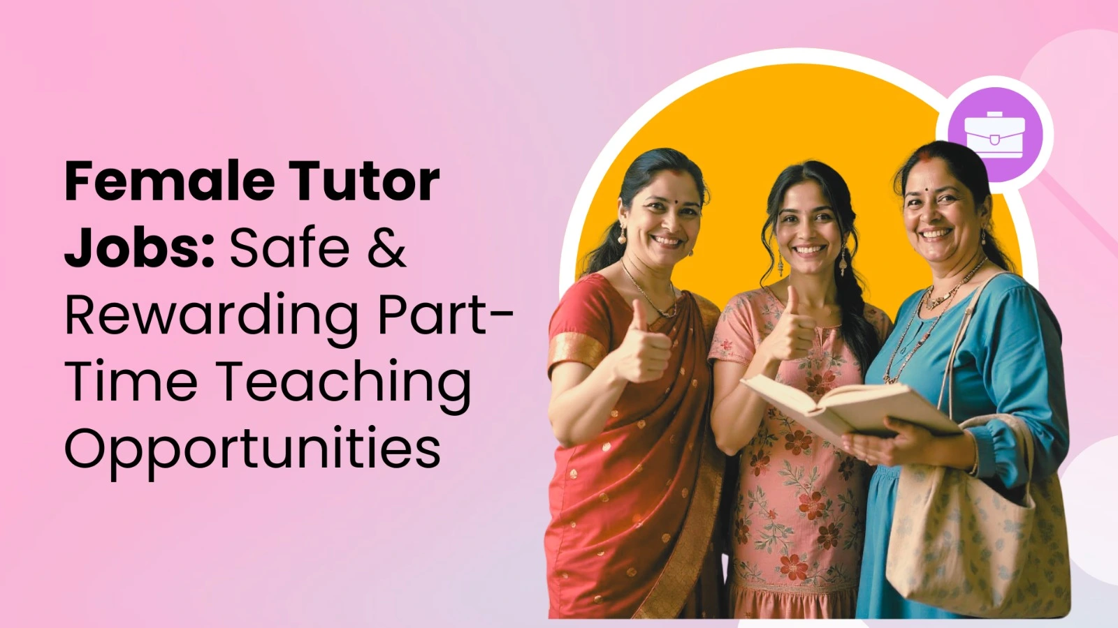 Empowering women through flexible and safe part-time tutoring – a HomeShiksha female tutor inspiring the next generation.