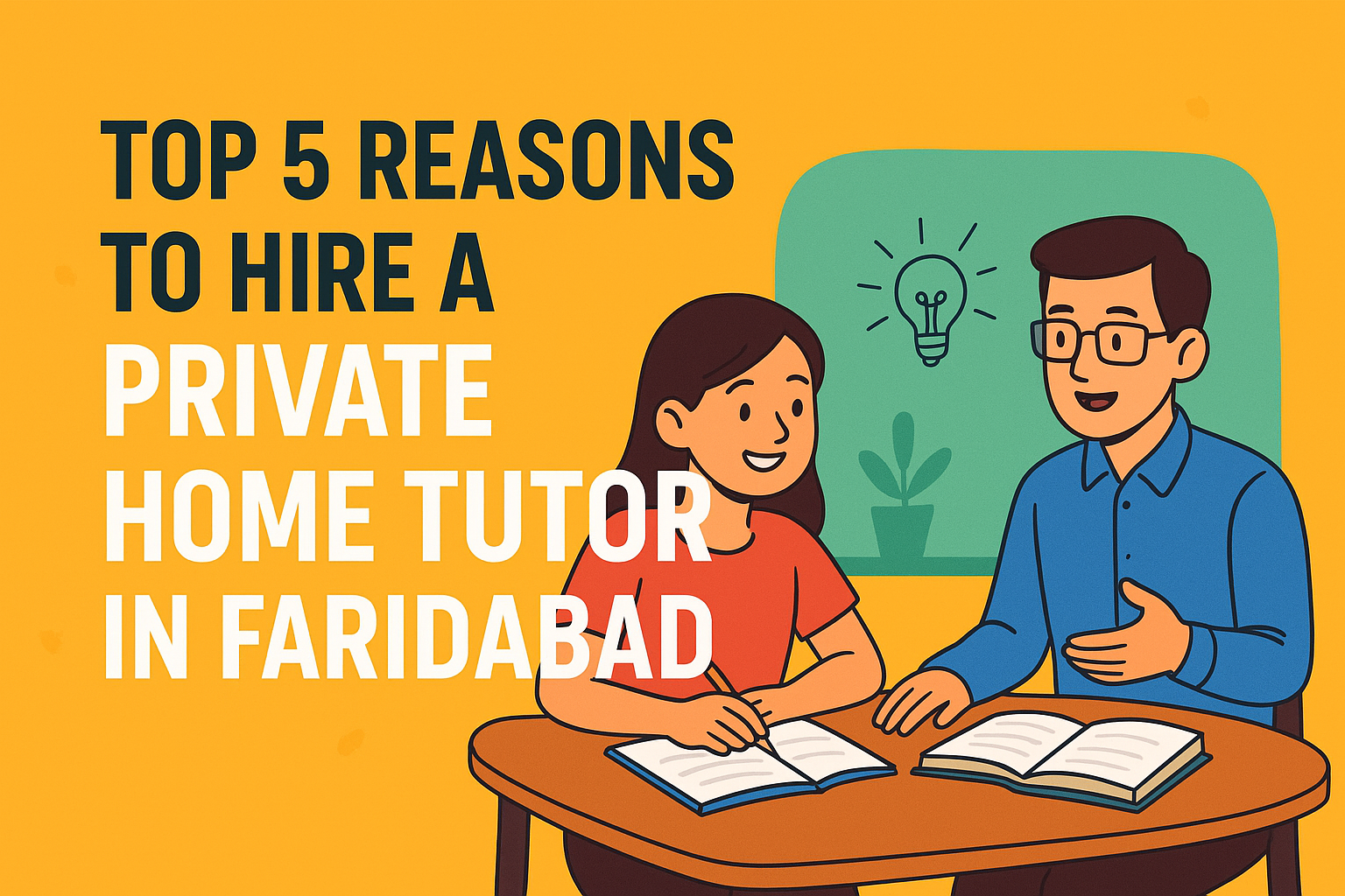 Top 5 Reasons to Hire a Private Home Tutor in Faridabad