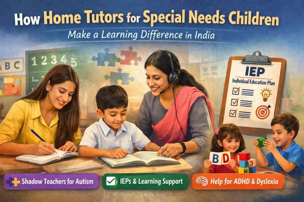 How Home Tutors for Special Needs Children make a Learning difference