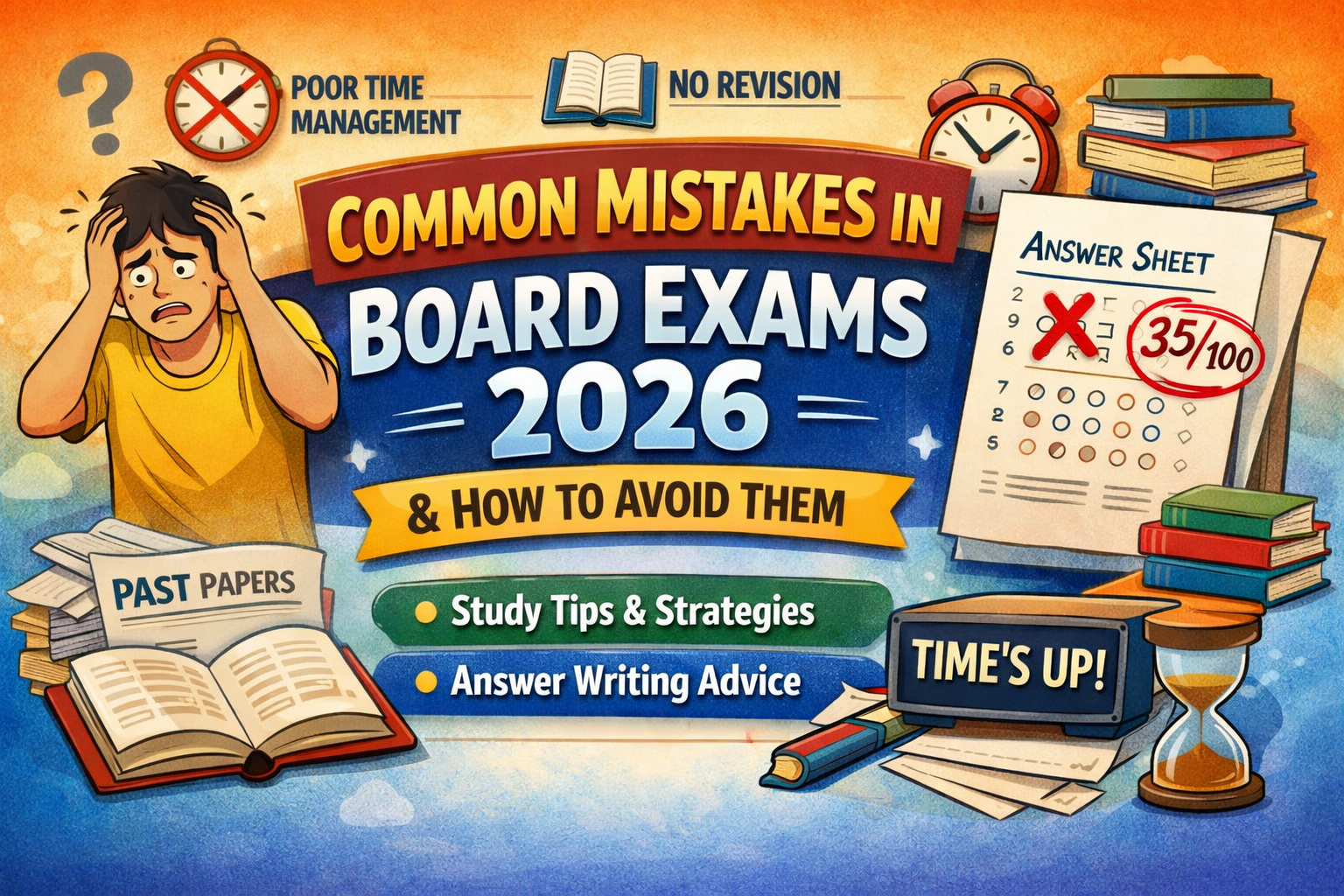 Common Mistakes in Board Exams 2026 & How Students Can Avoid Them