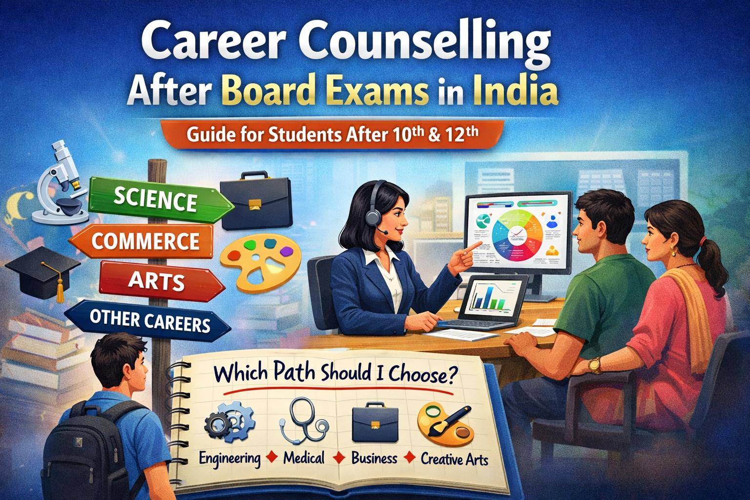 Career Counselling After Board Exams in India