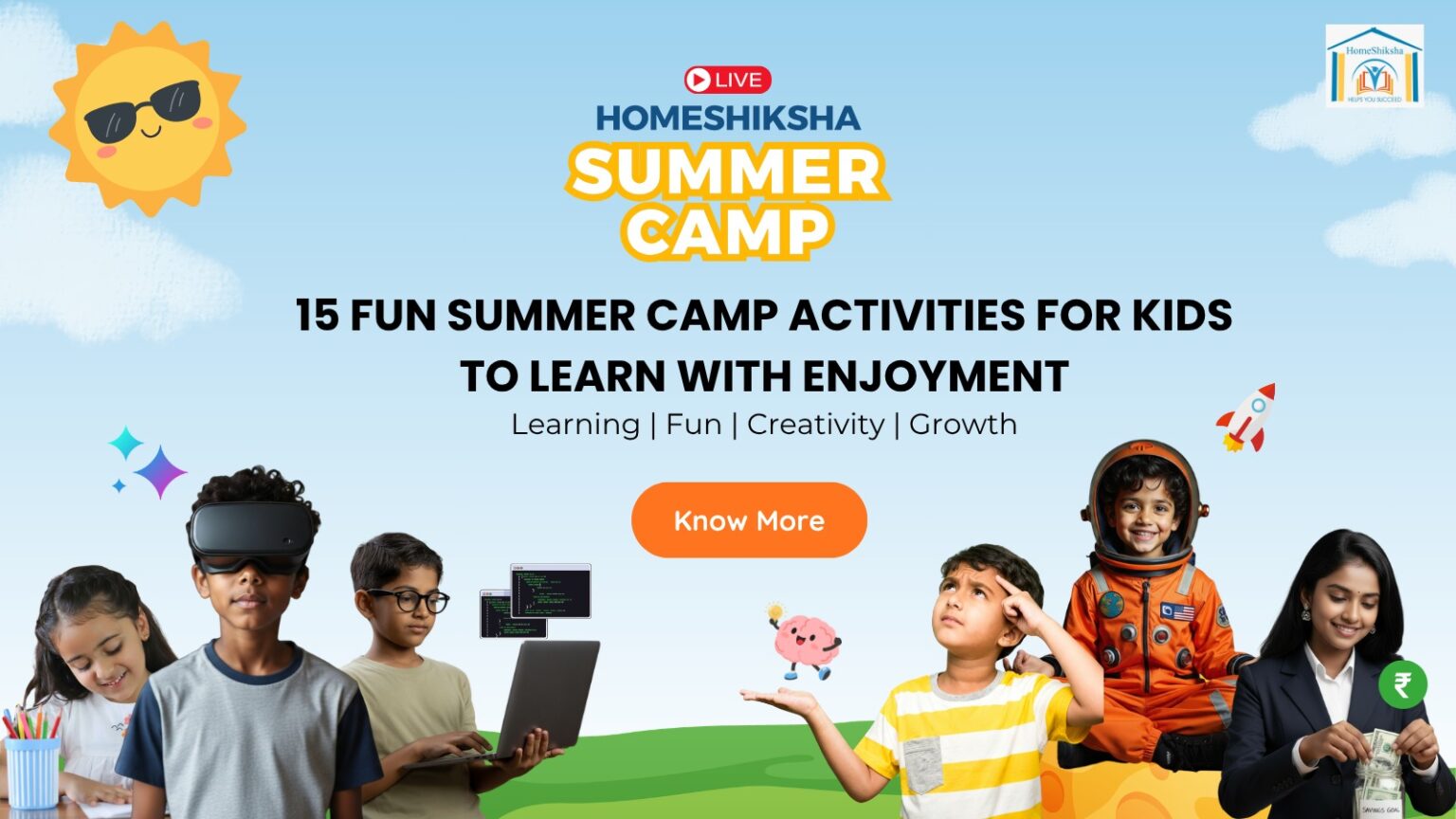 15 Online And Offline Summer Camp Activities For Kids