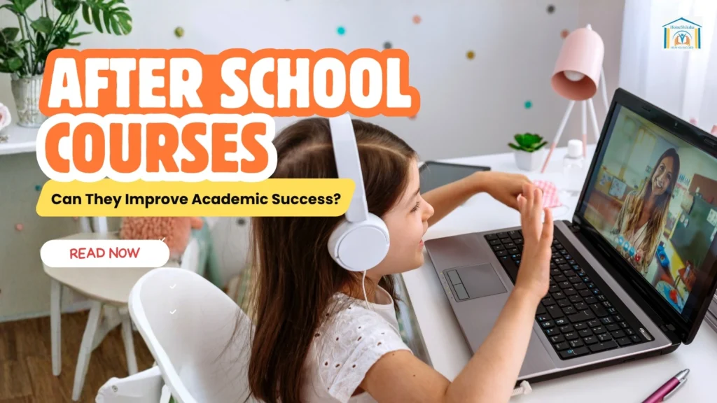 Children attending after school courses including coding, robotics, art, music and public speaking